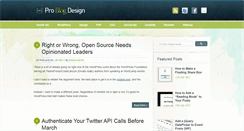 Desktop Screenshot of problogdesign.com